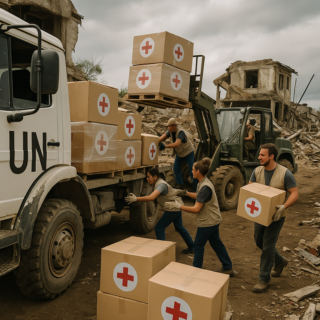 Humanitäre Hilfsausrüstung