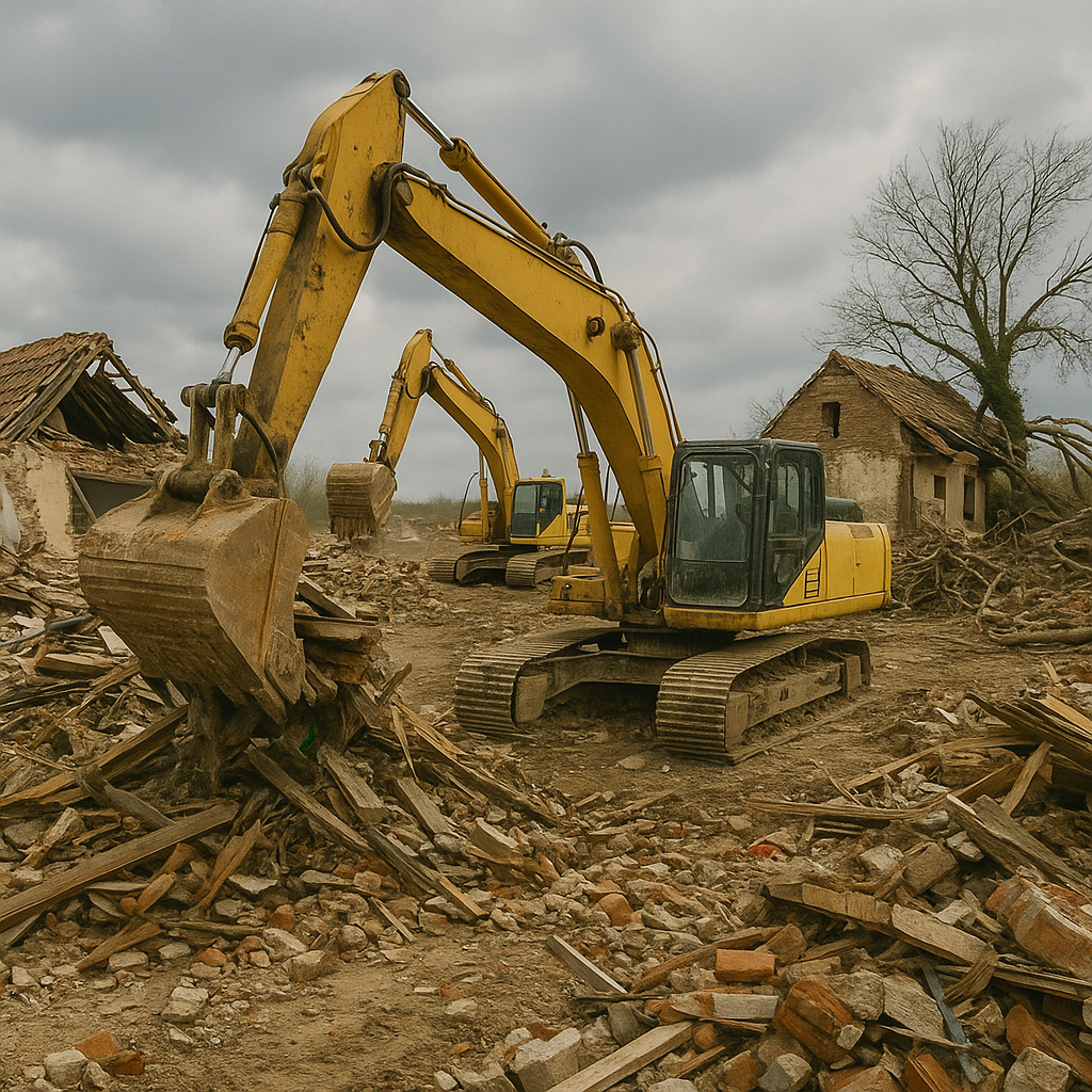 Katastrophenhilfe-Bau