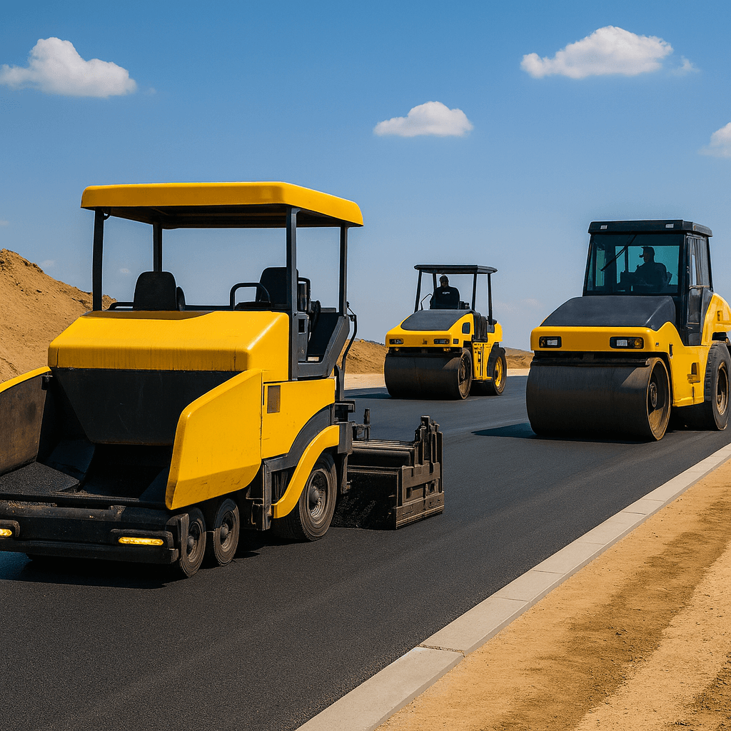 Straßenbaumaschinen