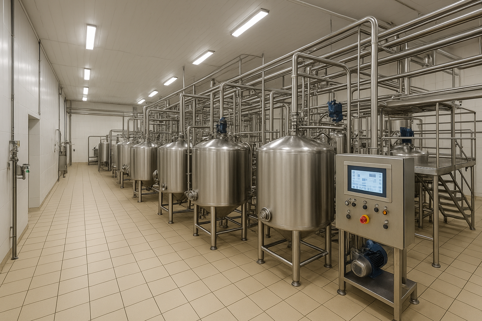 Lebensmittelverarbeitungsanlage in Südamerika